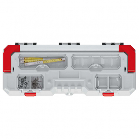 CUTIE SCULE CU ORGANIZER, 75X30X30 CM, MANER ALUMINIU, TITAN PLUS, KISTENBERG [3]