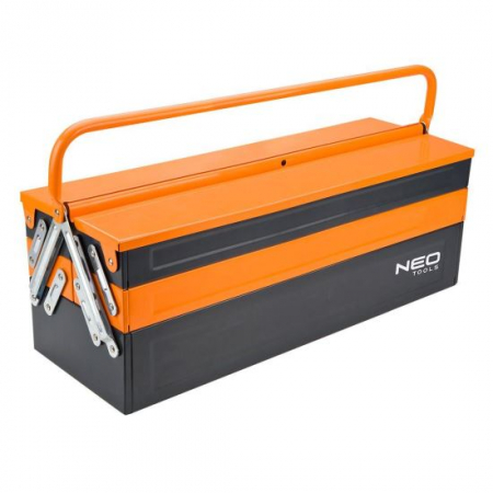 Bricolaj - CUTIE SCULE, METALICA, 5 COMPARTIMENTE, 55X20X21 CM, NEO