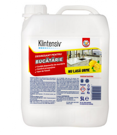 Detergenti - Degresant bucatarie, 5 litri, Klintensiv