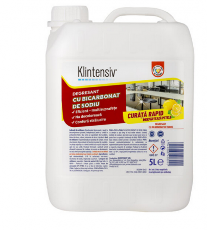 Curatenie si igiena - Degresant cu bicarbonat, 5 litri, Klintensiv