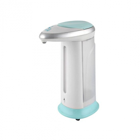 Dispensere - DOZATOR AUTOMAT PENTRU SAPUN LICHID, VERK GROUP, CU SENZOR, PLASTIC, ALB, 4XAAA, 300 ML, 13X20 CM