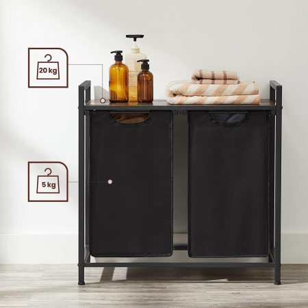 DULAP BAIE, LEOBERT, PLACA MDF, 2 RAFTURI, MARO, 73X33X72 CM [2]