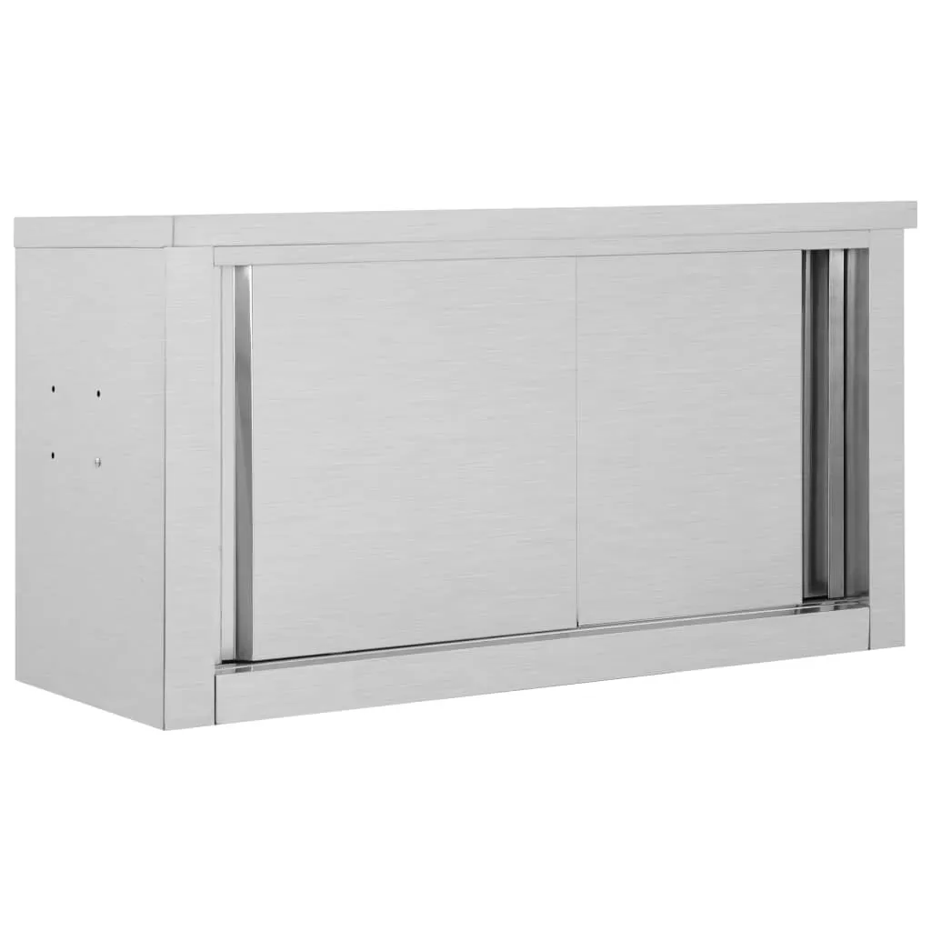 Dulapuri suspendate - DULAP BUCATARIE CU USI GLISANTE, GRI, 90 X 40 X 50 CM