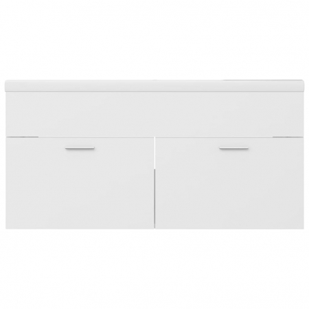DULAP CU CHIUVETA INCORPORATA, ALB, 100 X 38.5 X 46 CM [7]