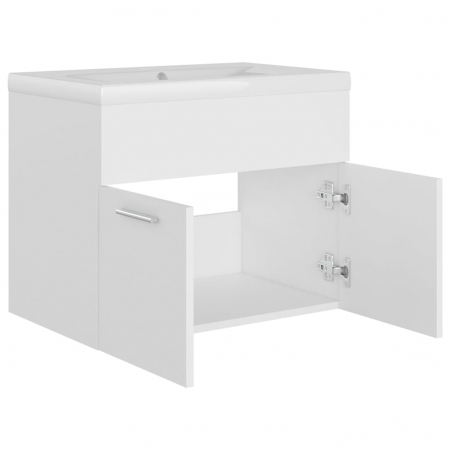 DULAP CU CHIUVETA INCORPORATA, ALB, 60 X 38.5 X 46 CM [4]