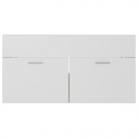 DULAP CU CHIUVETA INCORPORATA, ALB SI SONOMA, 90 X 38.5 X 46 CM [7]