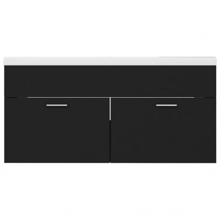 DULAP CU CHIUVETA INCORPORATA, NEGRU, 100 X 38.5 X 46 CM [7]