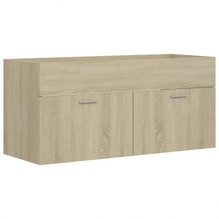 DULAP CU CHIUVETA INCORPORATA, STEJAR SONOMA, 100 X 38.5 X 46 CM [4]