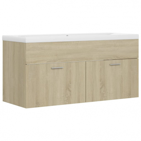 DULAP CU CHIUVETA INCORPORATA, STEJAR SONOMA, 100 X 38.5 X 46 CM [1]