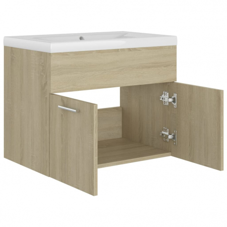 DULAP CU CHIUVETA INCORPORATA, STEJAR SONOMA, 60 X 38.5 X 46 CM [4]