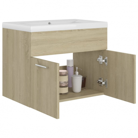 DULAP CU CHIUVETA INCORPORATA, STEJAR SONOMA, 60 X 38.5 X 46 CM [3]