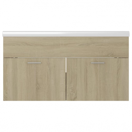 DULAP CU CHIUVETA INCORPORATA, STEJAR SONOMA, 90 X 38.5 X 46 CM [6]