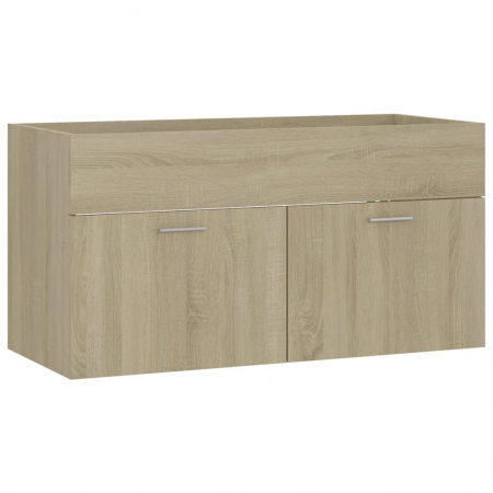 DULAP CU CHIUVETA INCORPORATA, STEJAR SONOMA, 90 X 38.5 X 46 CM [5]