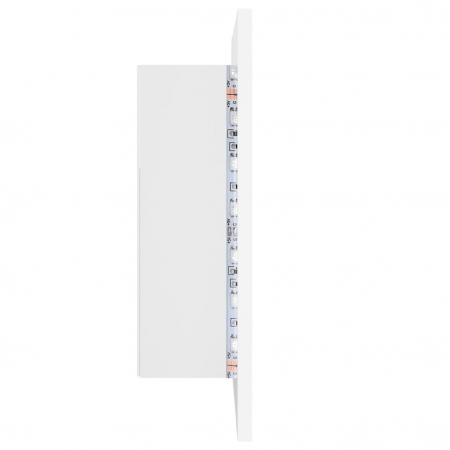DULAP DE BAIE CU OGLINDA & LED, ALB [9]