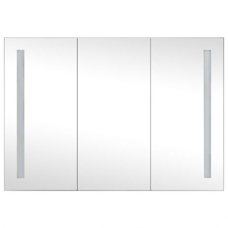 DULAP DE BAIE CU OGLINDA SI LED, ANTRACIT [3]
