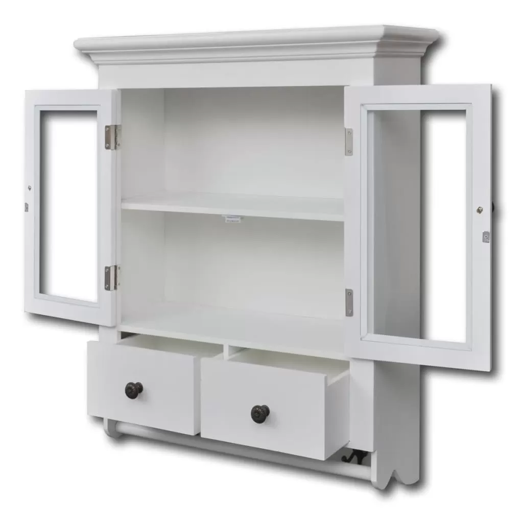 DULAP DE PERETE PENTRU BUCATARIE, ALB, 59 X 22.5 X 74 CM [3]