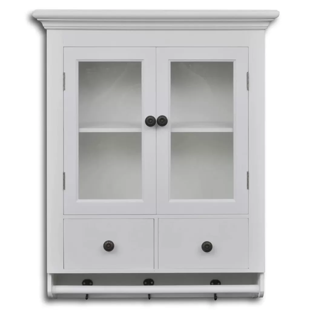 DULAP DE PERETE PENTRU BUCATARIE, ALB, 59 X 22.5 X 74 CM [2]