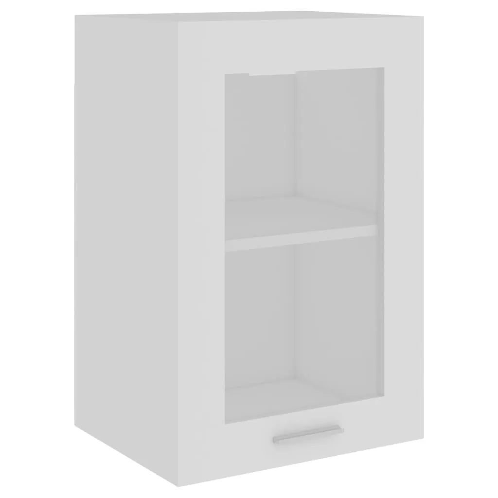 DULAP DE STICLA SUSPENDAT, ALB, 40 X 31 X 60 CM [1]