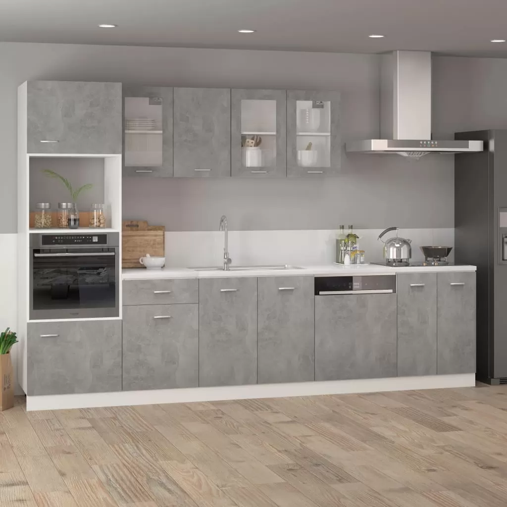 DULAP INFERIOR CU SERTAR, GRI BETON [2]