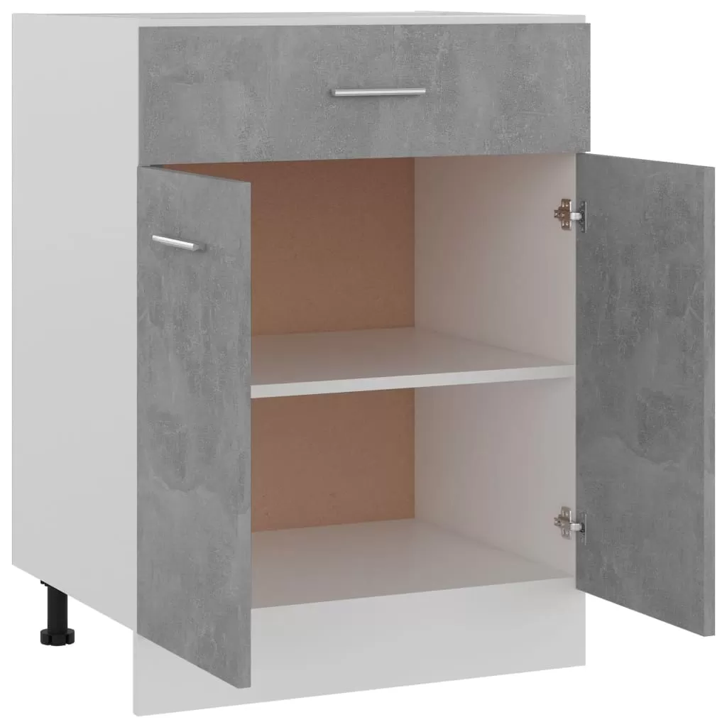 DULAP INFERIOR CU SERTAR, GRI BETON [3]