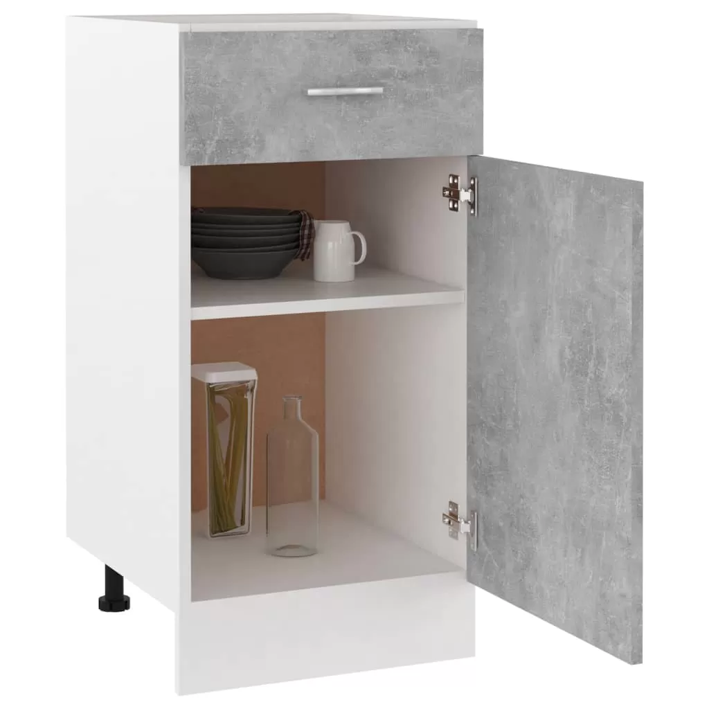DULAP INFERIOR CU SERTAR, GRI BETON [3]