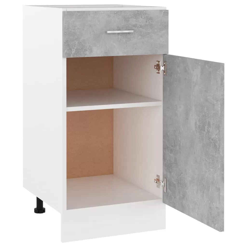 DULAP INFERIOR CU SERTAR, GRI BETON [4]
