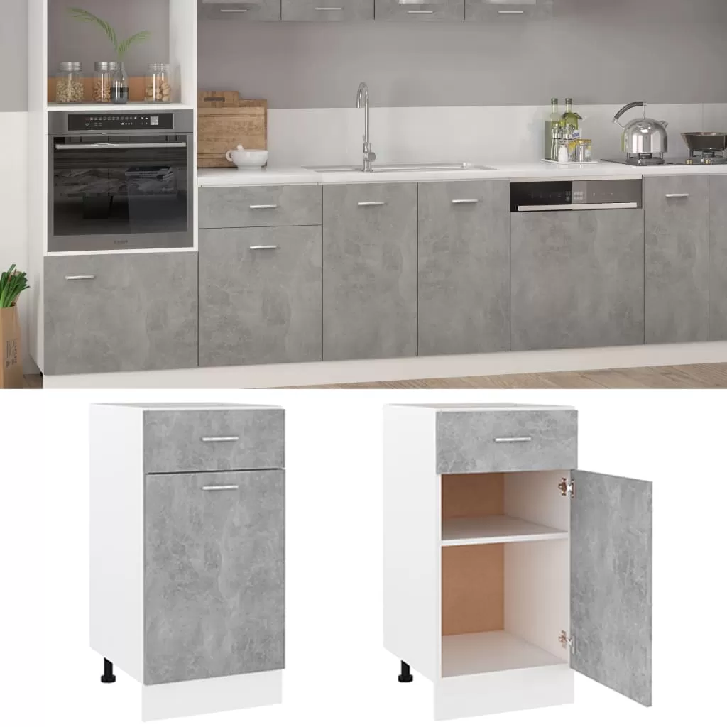 DULAP INFERIOR CU SERTAR, GRI BETON [1]