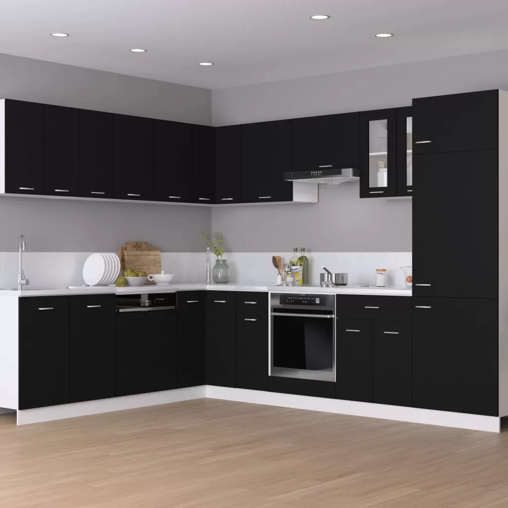 DULAP INFERIOR CU SERTAR, NEGRU [2]