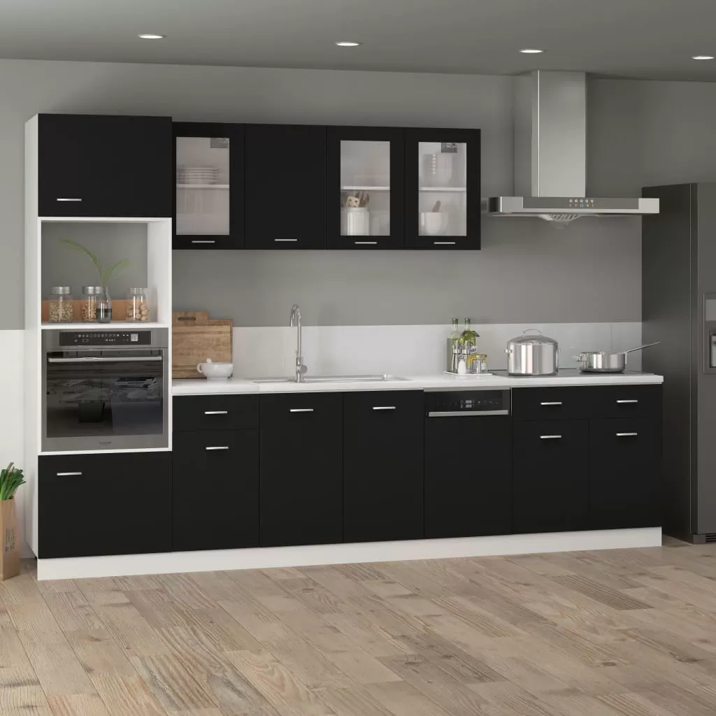 DULAP INFERIOR CU SERTAR, NEGRU [2]