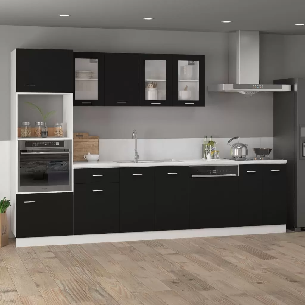 DULAP INFERIOR CU SERTAR, NEGRU [2]