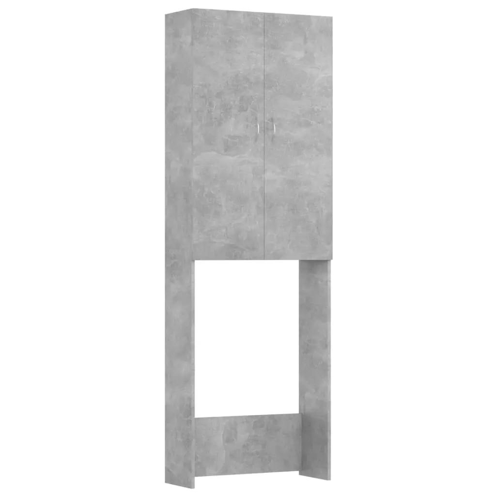 DULAP MASINA DE SPALAT, GRI BETON, 64 X 25,5 X 190 CM [1]