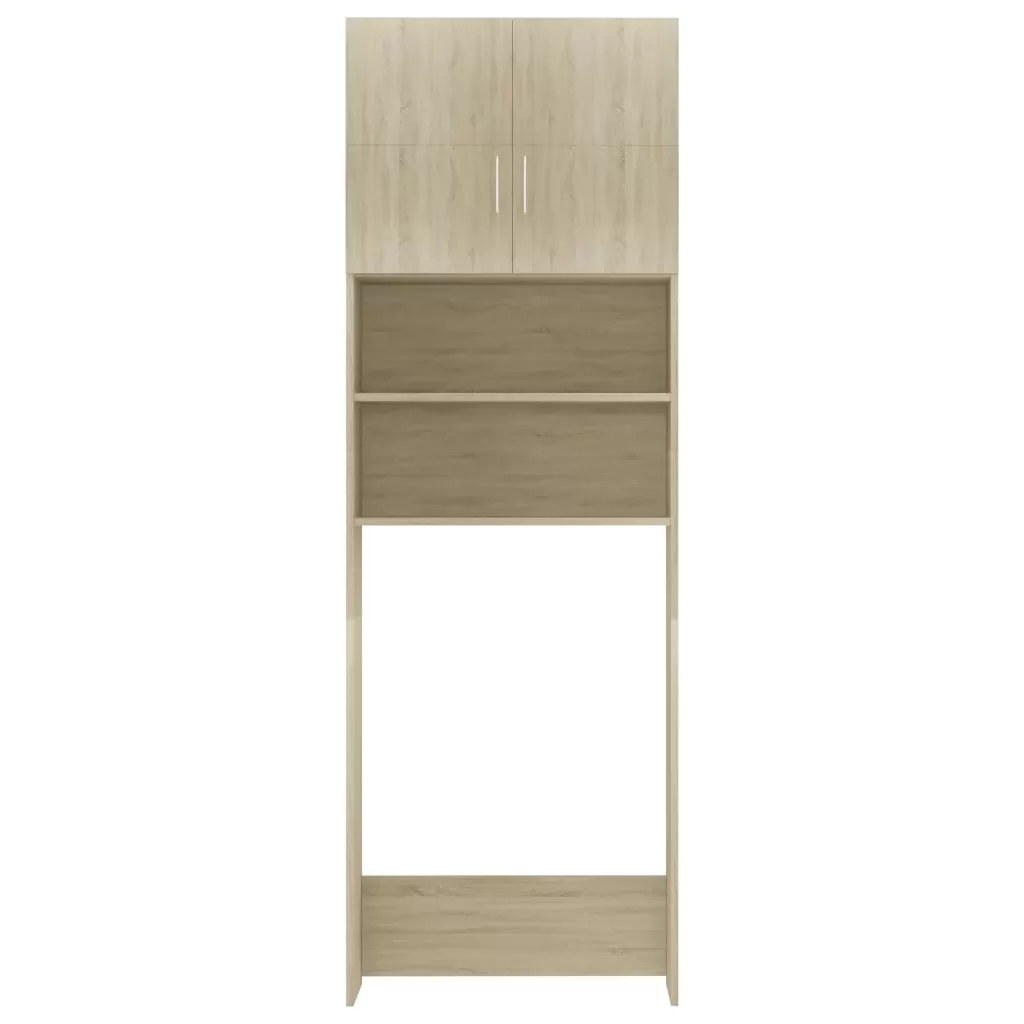 DULAP MASINA DE SPALAT, STEJAR SONOMA, 64 X 25.5 X 190 CM [5]
