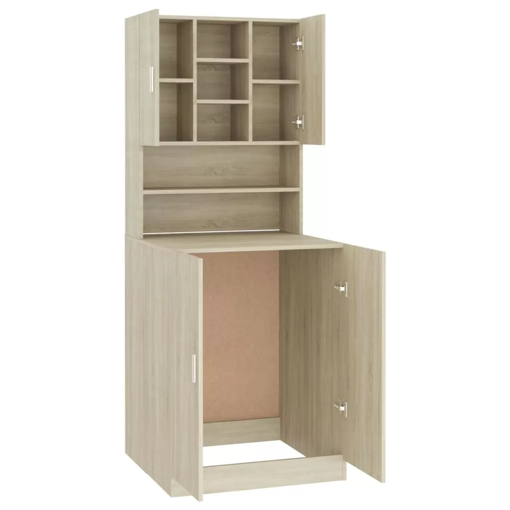 DULAP MASINA DE SPALAT, STEJAR SONOMA, 71 X 71,5 X 181,5 CM [8]