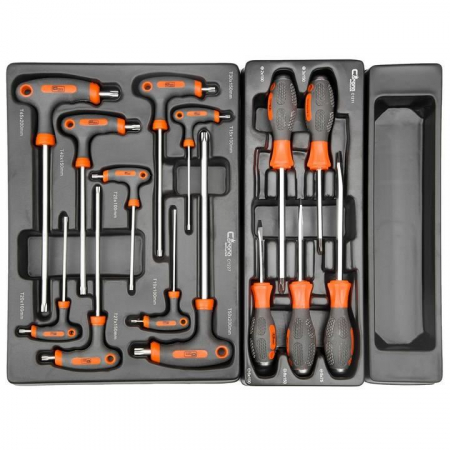 DULAP MOBIL PENTRU UNELTE, 10 SERTARE, 725X927X465 MM, CONTINE 25 SETURI DE UNELTE, 386 ELEMENTE, RICHMANN EXCLUSIVE [8]
