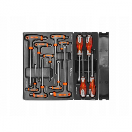 DULAP MOBIL PENTRU UNELTE, 10 SERTARE + SPATIU LATERAL CU USA, 970X927X465 MM, CONTINE 25 SETURI DE UNELTE, 386 ELEMENTE, RICHMANN EXCLUSIVE [8]