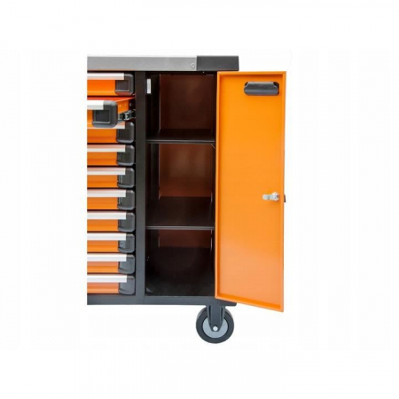 DULAP MOBIL PENTRU UNELTE, 10 SERTARE + SPATIU LATERAL CU USA, 970X927X465 MM, RICHMANN EXCLUSIVE [3]