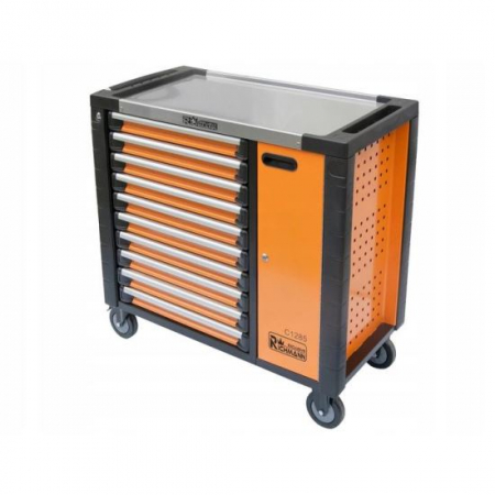 Mobilier atelier - DULAP MOBIL PENTRU UNELTE, 10 SERTARE + SPATIU LATERAL CU USA, 970X927X465 MM, RICHMANN EXCLUSIVE
