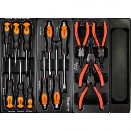 DULAP MOBIL PENTRU UNELTE, 7 SERTARE, 630X903X447 MM, CONTINE 12 SETURI DE UNELTE, 135 ELEMENTE, RICHMANN [3]