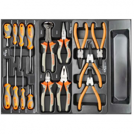 DULAP MOBIL PENTRU UNELTE, 7 SERTARE + SPATIU LATERAL CU USA, 970X927X465 MM, CONTINE 14 SETURI DE UNELTE, 268 ELEMENTE, RICHMANN EXCLUSIVE [4]