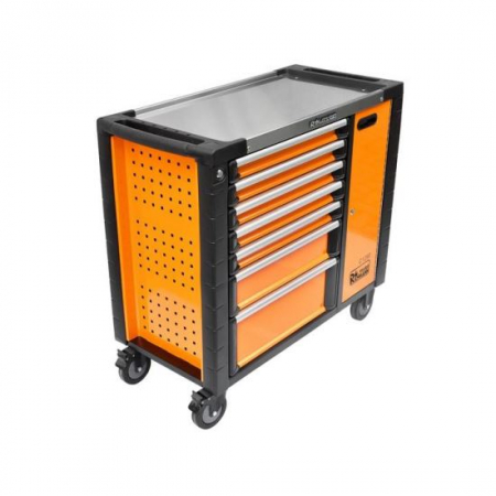 Mobilier atelier - DULAP MOBIL PENTRU UNELTE, 7 SERTARE + SPATIU LATERAL CU USA, 970X927X465 MM, RICHMANN EXCLUSIVE