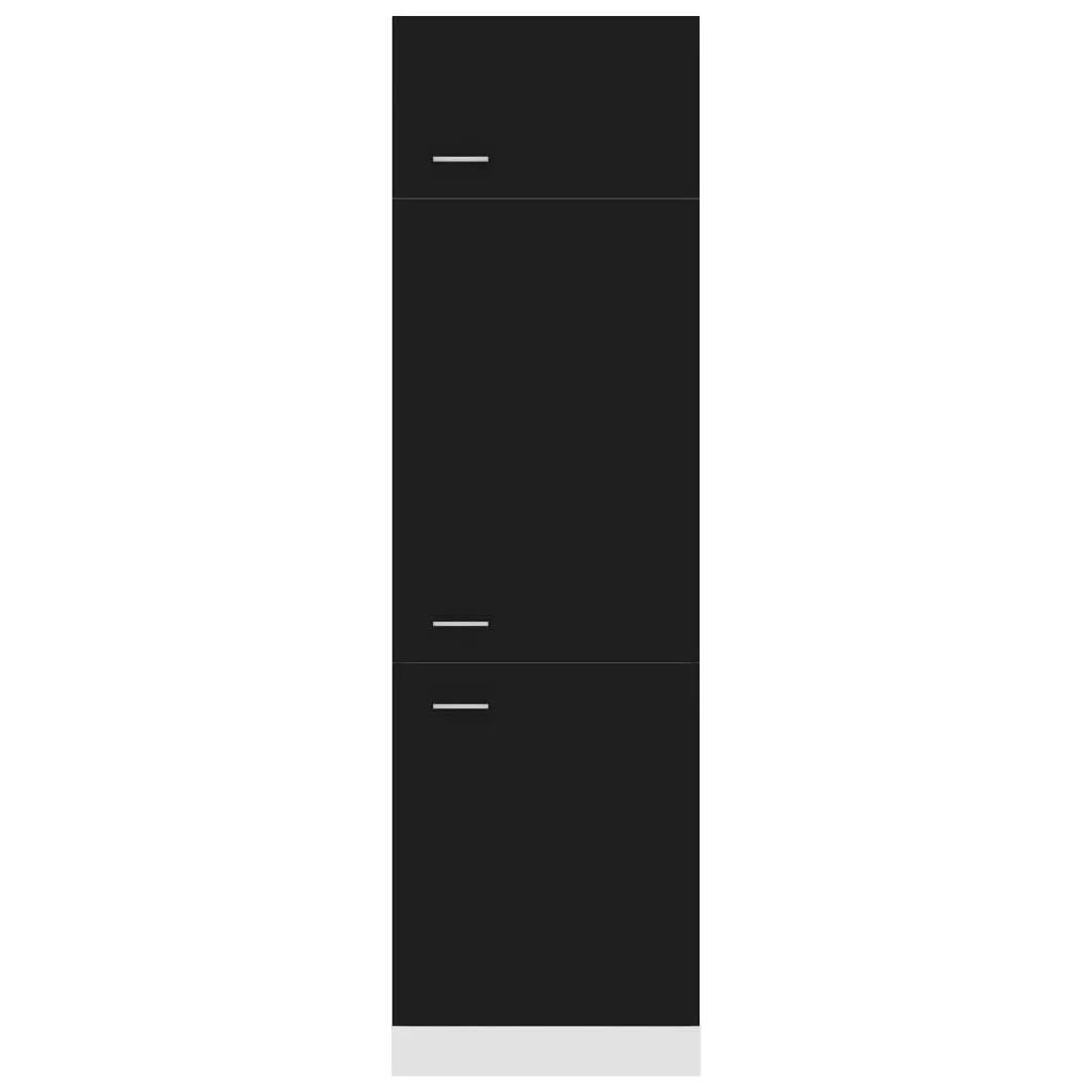 DULAP PENTRU FRIGIDER, NEGRU [4]