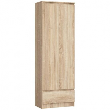 Sifoniere si dulapuri - DULAP, PLACA LAMINATA, 1 SERTAR, 4 RAFTURI, 2 USI, STEJAR, 60X35X180 CM