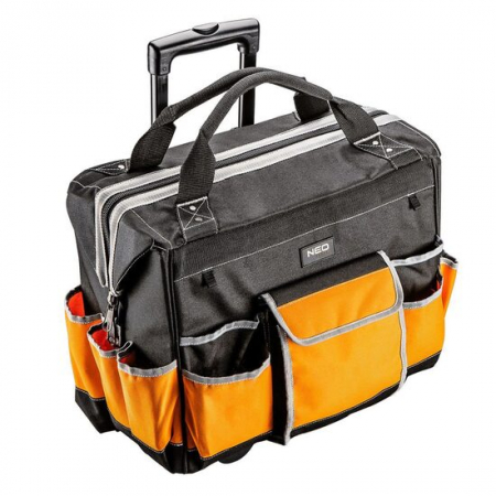 Bricolaj - GEANTA DE SCULE 17 BUZUNARE, TIP TROLER, 45X25X35 CM, NEO