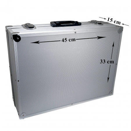 GEANTA DIN ALUMINIU, CUTIE PENTRU SCULE 45X33X15CM [3]