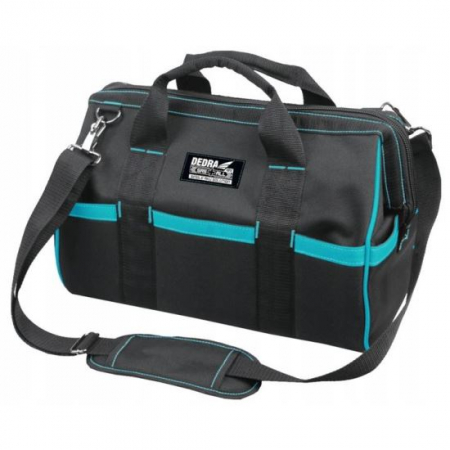 Bricolaj - GEANTA SCULE, CU MANERE SI CUREA TRANSPORT, 21 BUZUNARE, 24 L, 41X21X28.5 CM, SAS+ALL, DEDRA