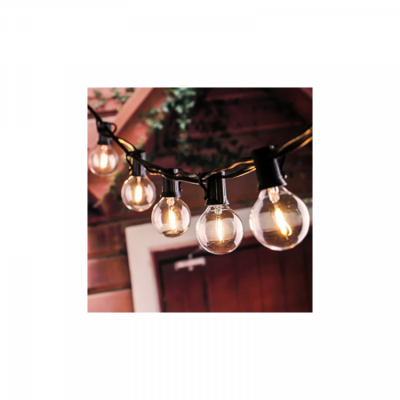 Iluminat gradina - Ghirlanda luminoasa 5 metri cu 10 becuri led Flacara