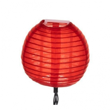 GHIRLANDA SOLARA, LAMPIOANE CHINEZESTI, LED, 2V, 10 BUC, 2 MODURI ILUMINARE, IP44, 7.5 CM, 3 M [3]