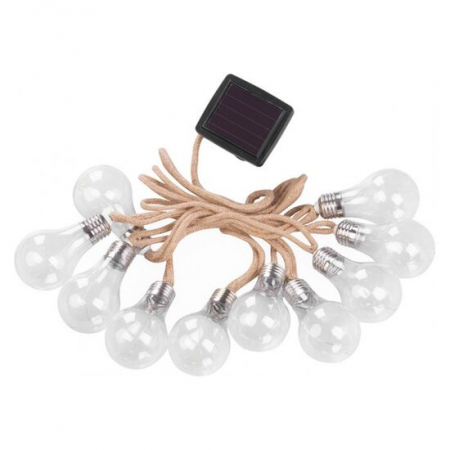 Becuri LED - GHIRLANDA SOLARA, STREND PRO, TIP SIRAG, DE 10 BECURI LED, 3.8 M
