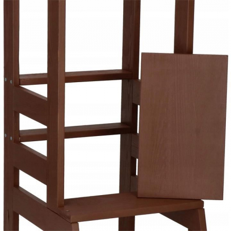 INALTATOR MULTIFUNCTIONAL/AJUTOR DE BUCATARIE PENTRU COPII, AJUSTABIL, LEMN, MARO, 39X52X90 CM, SPRINGOS [7]