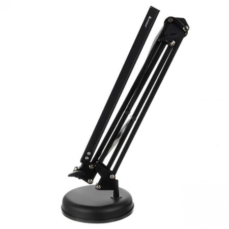 LAMPA DE BIROU 2 IN 1, CU PRINDERE MASA, BRAT FLEXIBIL, 3 CULORI LUMINA, 10 NIVELURI, USB, NEGRU, 3X37 CM, IZOXIS [13]